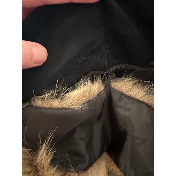 VINTAGE Uniform John Paul Richard’s Suede Jacket Faux Fur Collar L - Picture 12 of 16